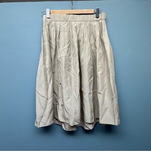 Elegant Lanvin Cream Skirt Size 36